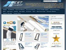 Tablet Screenshot of bestskylight.com